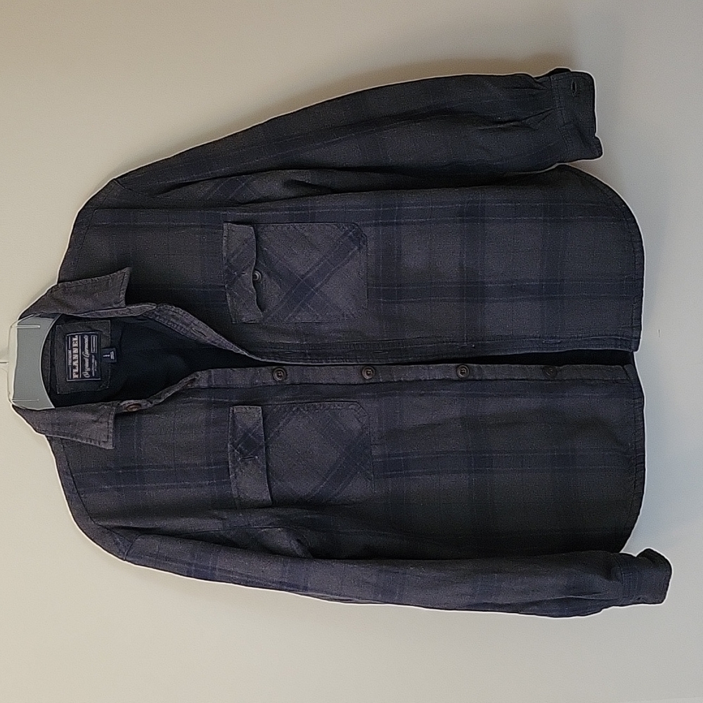 Old Navy Plaid Flannel Shirt Jacket